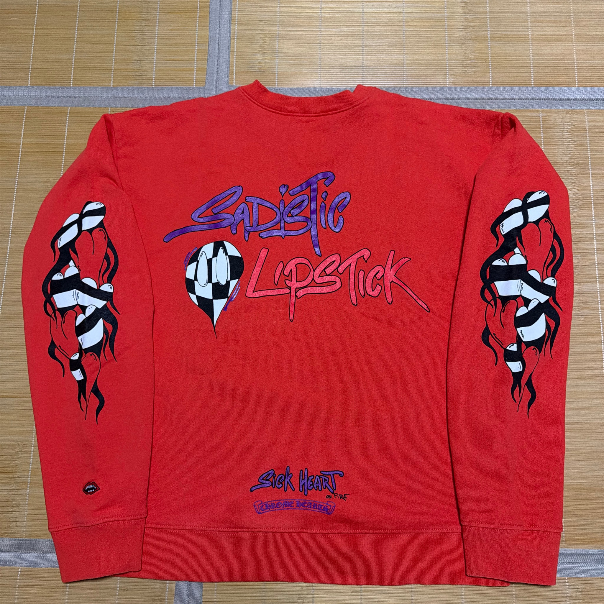 Chrome Hearts PPO Matty Boy Spark The Heart Sweatshirt "Red"