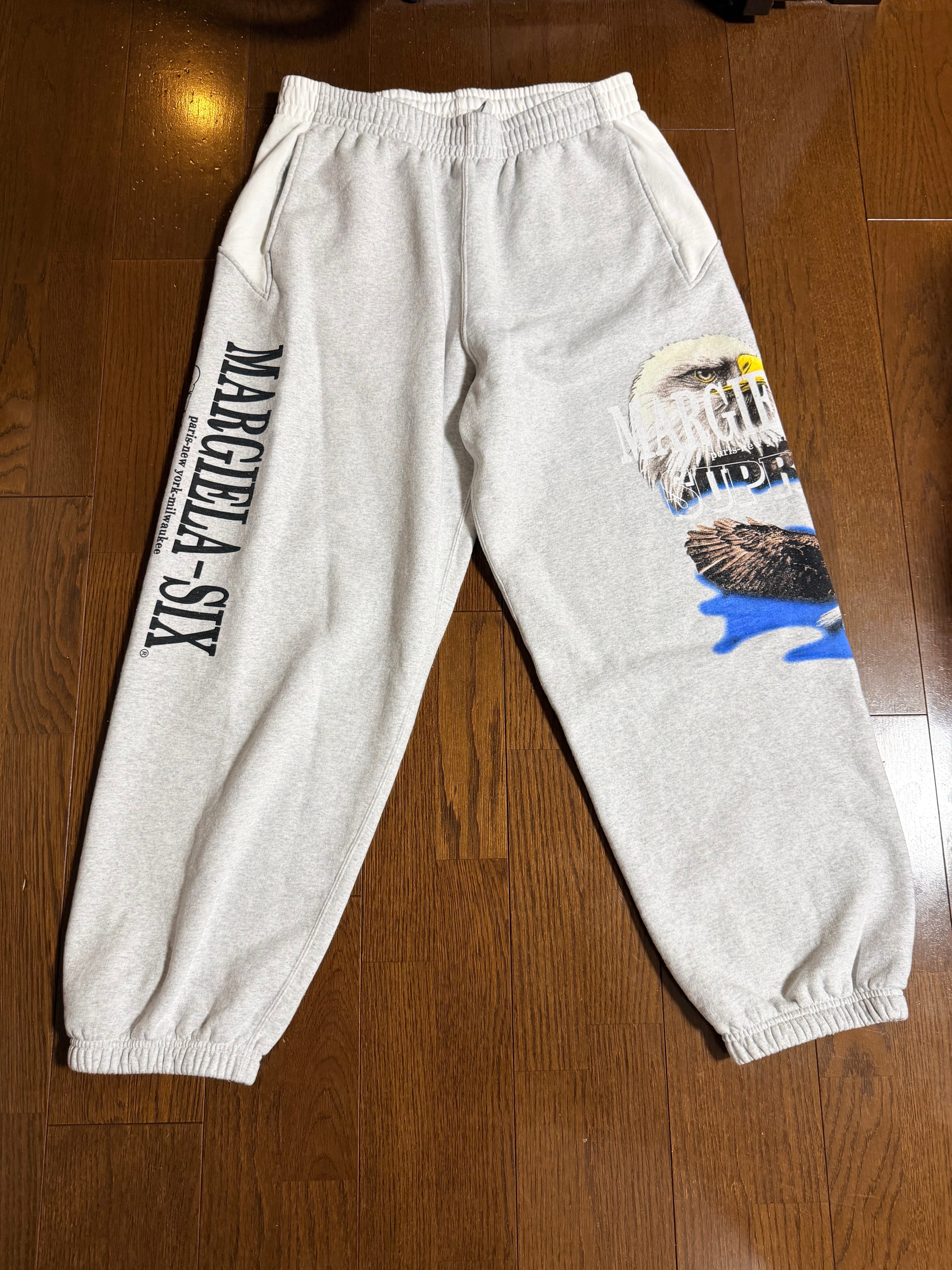 Supreme x MM6 Maison Margiela Eagle Sweatpant "Ash Grey"