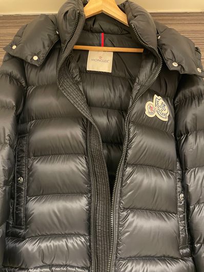 MONCLER Bramant Nylon Hooded Down Jacket "Black"