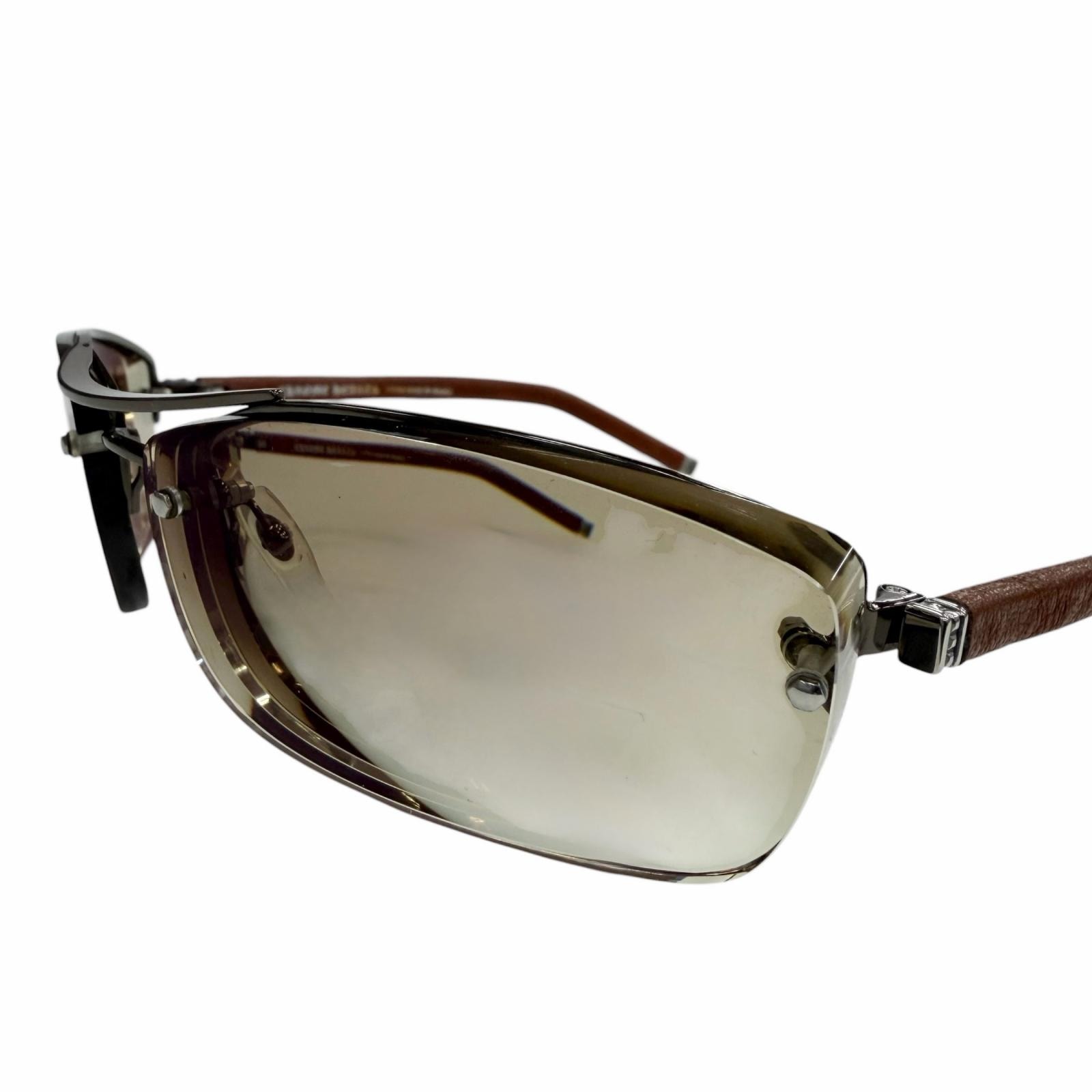 良品 クロムハーツ サングラス AMPED ガンメタリック メンズ