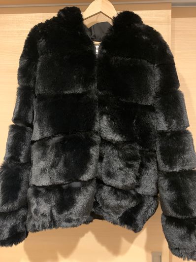 Supreme / WTAPS Faux Fur Hooded Jacket "Black"