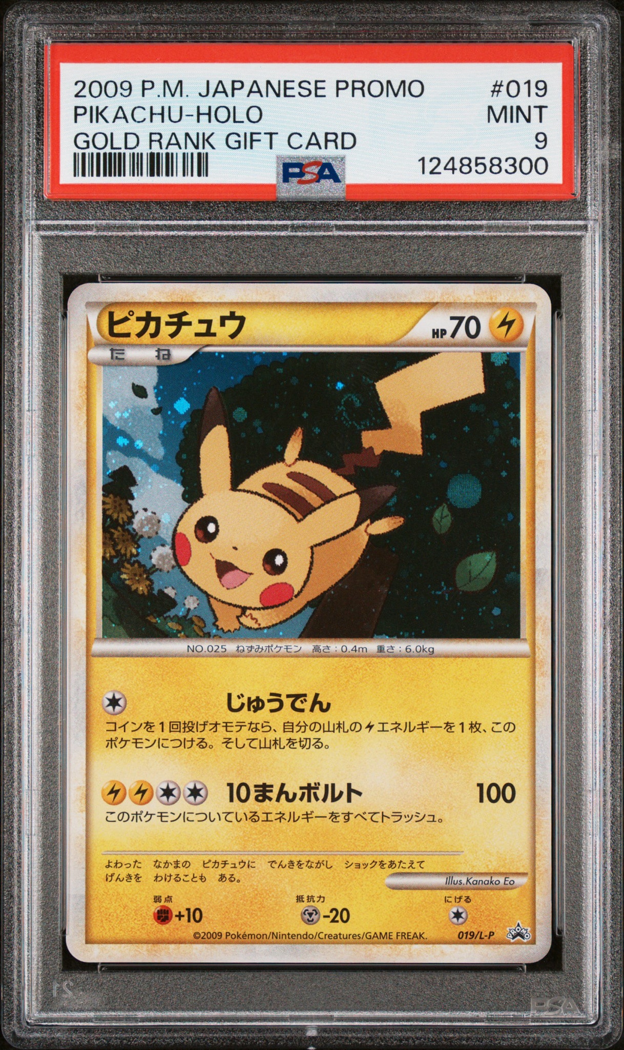 ピカチュウ: プロモ[L-P 019/L-P](プロモーションカード「L-P」)通販