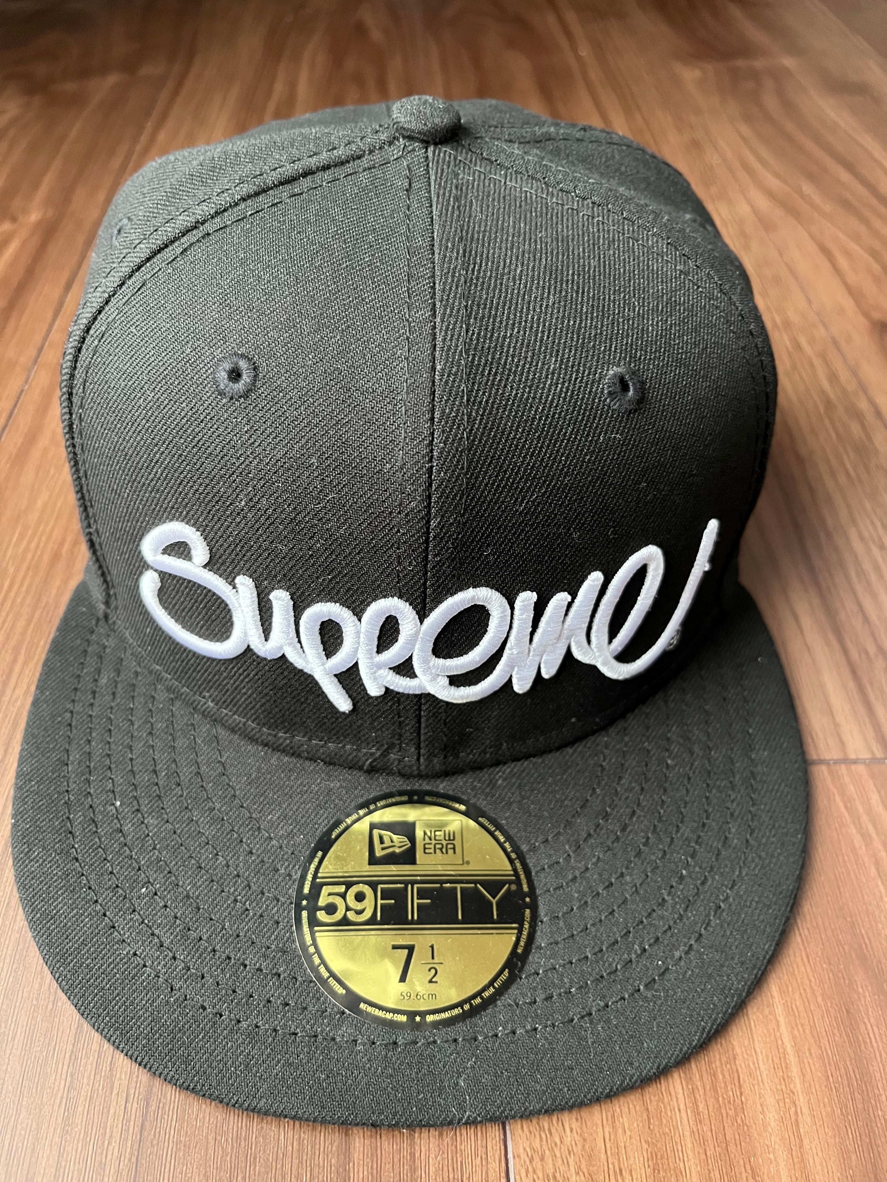 Supreme Handstyle New Era "Black"