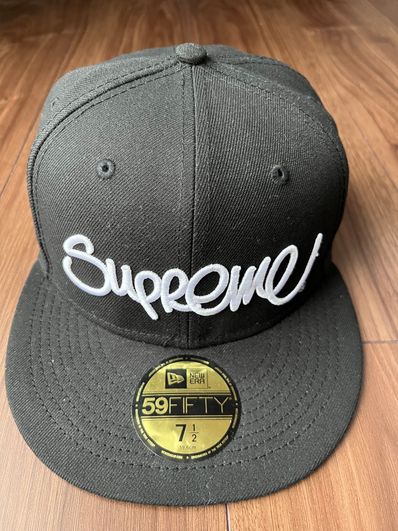 Supreme Handstyle New Era "Black"