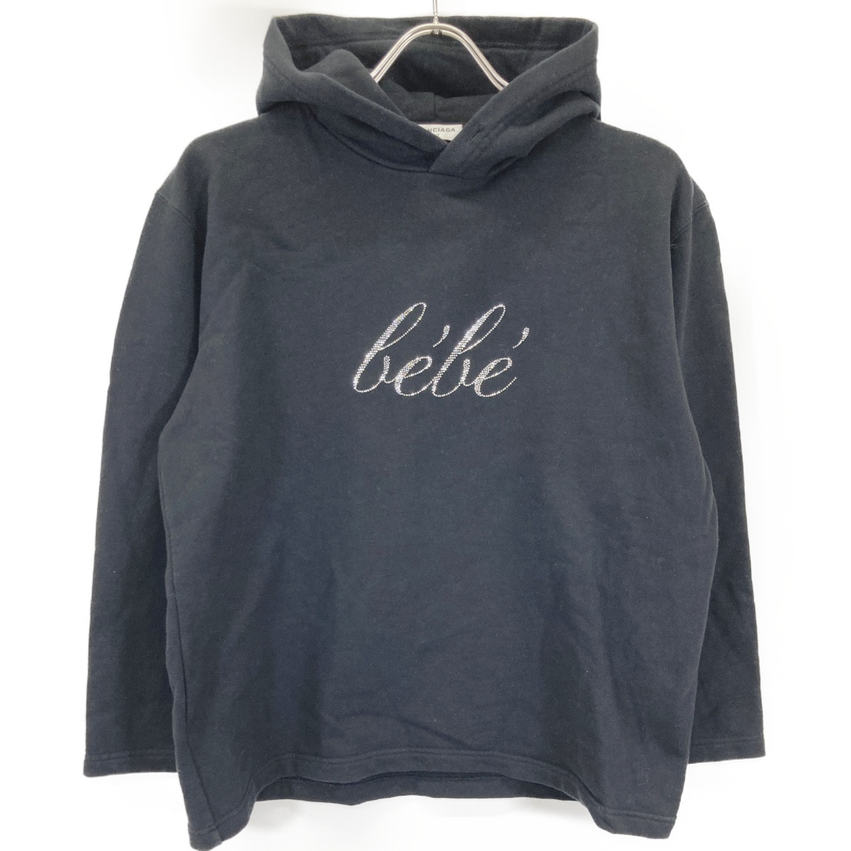 バレンシアガ 【国内正規】UNIFIT 670946 bebe ラインストーン プルオーバー パーカー/ XXS