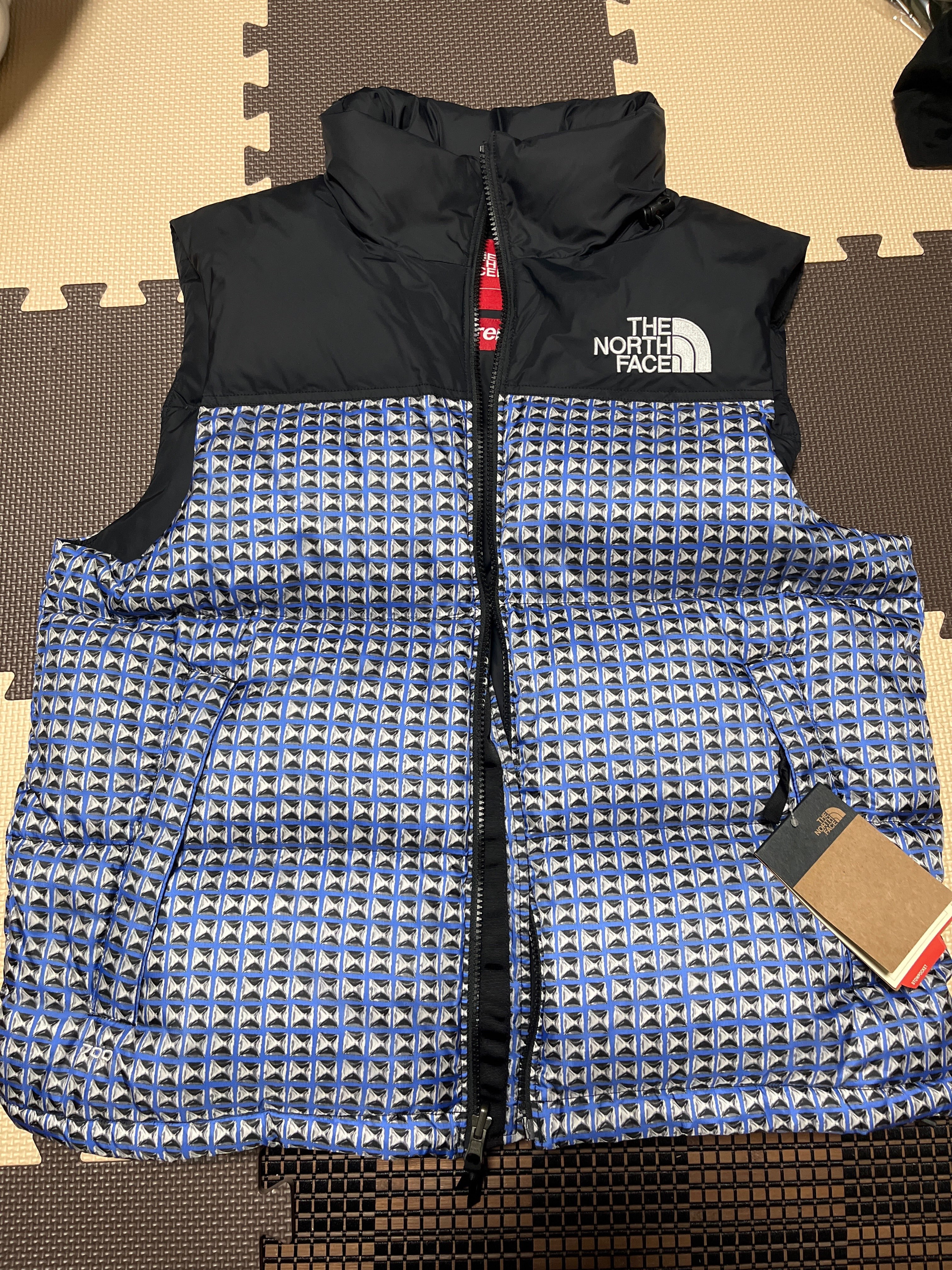 Supreme x The North Face Studded Nuptse Vest "Royal"