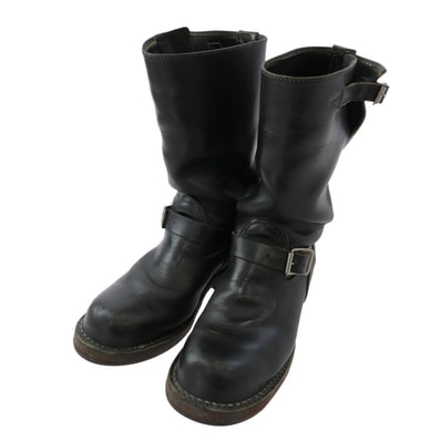 WESCO ウエスコ ブーツ Custom BOSS カスタムボス エンジニアブーツ ブラック系 8E【中古】
