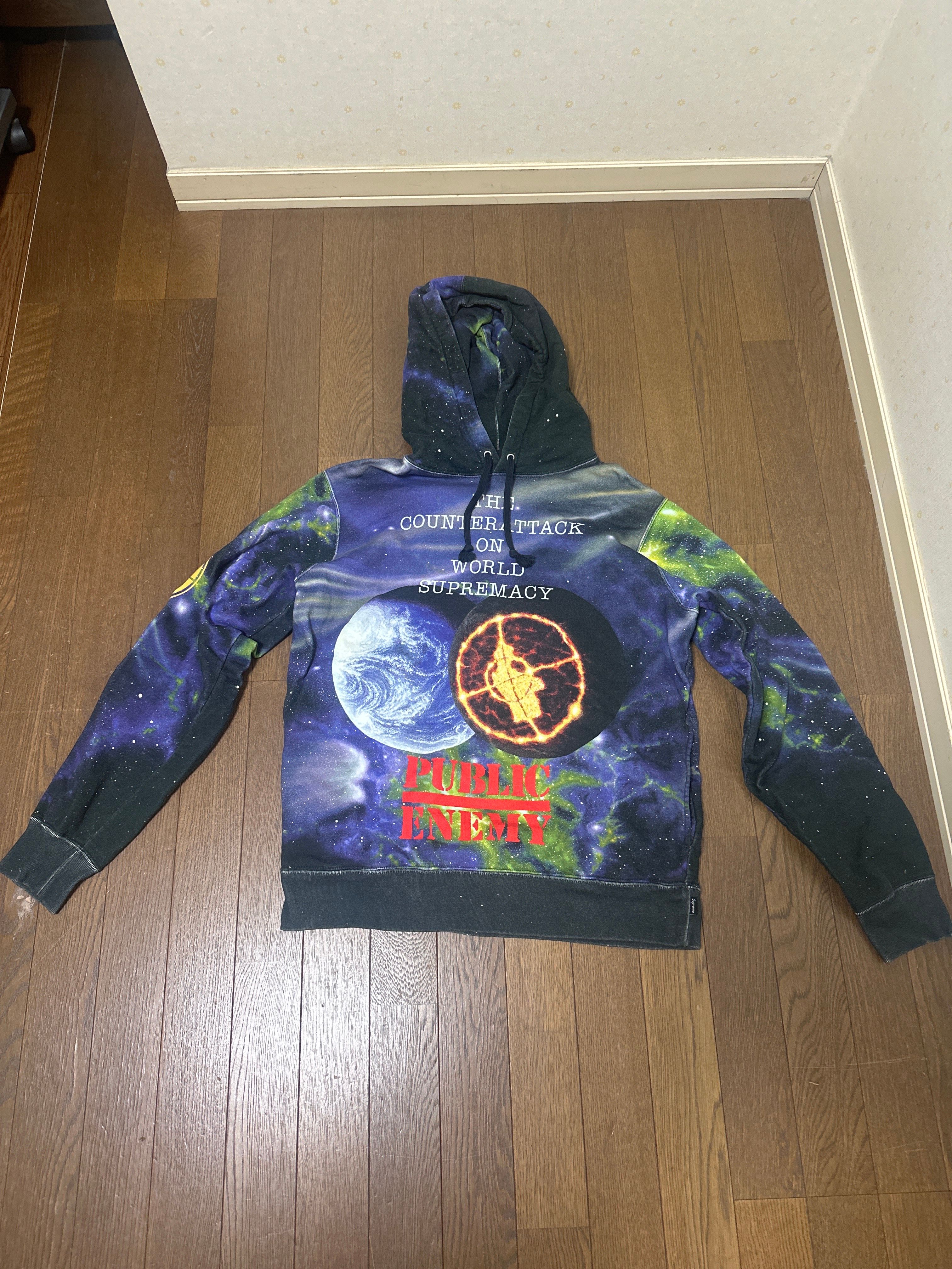 Supreme Undercover Public Enemy Hooded Sweatshirt "Black"