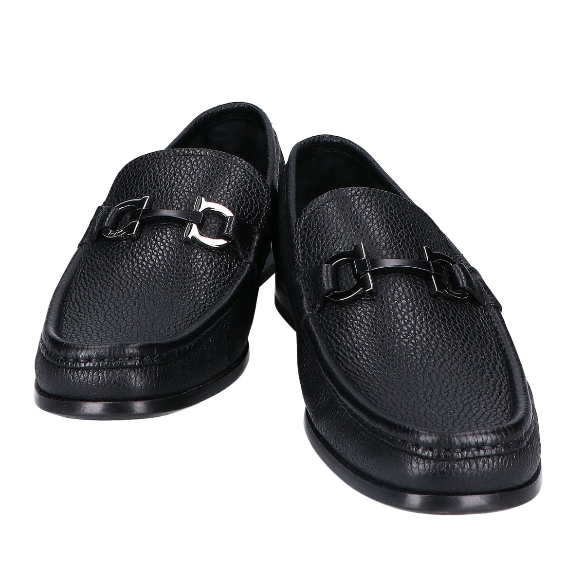 サルヴァトーレフェラガモ シュリンクレザー ガンチーニビットローファー 9 1/2