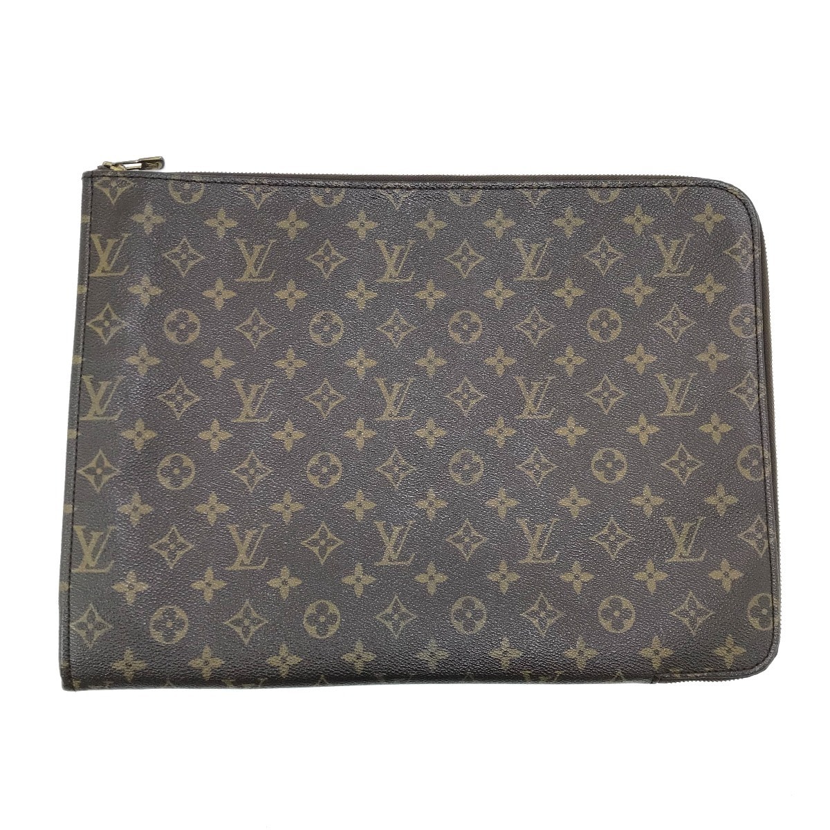 $$ LOUIS VUITTON ルイヴィトン モノグラム 書類ケース M53456 ブラウン