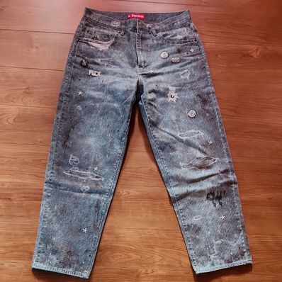 Supreme HJR Trompe Loeil Loose Fit Jean "Blue"