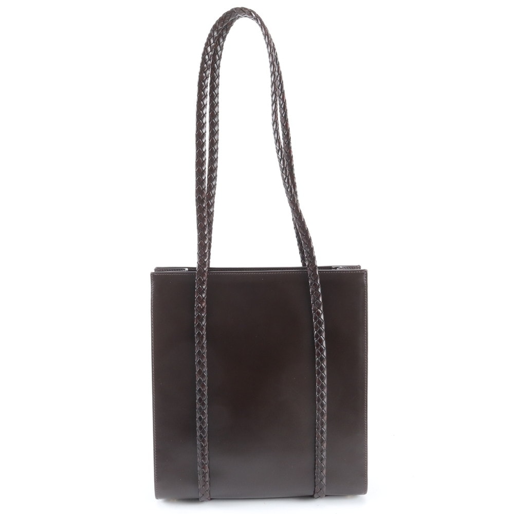 ■美品 バリー 編み込みショルダーバッグ レザー