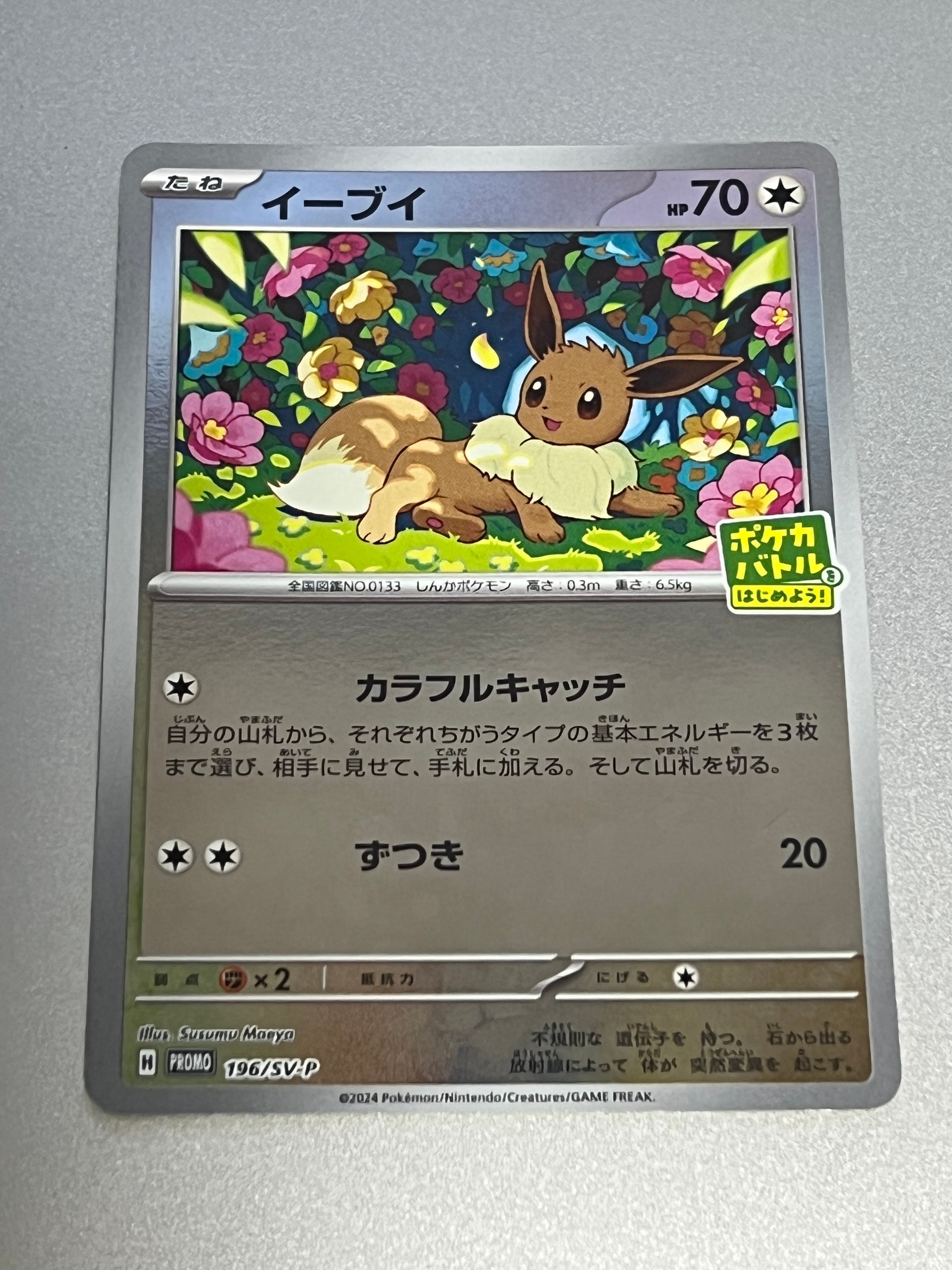 イーブイ P [SV-P-SM 196](プロモカードパック「ポケカバトルをはじめよう!キャンペーン」)