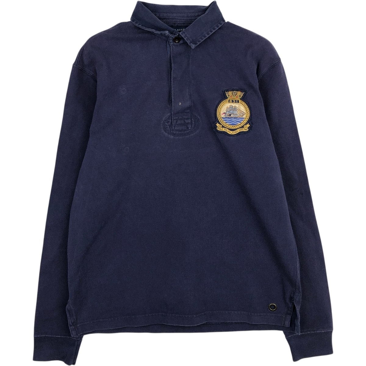 古着 ラルフローレン Ralph Lauren 長袖 ラガーシャツ レディースM相当/eaa633964