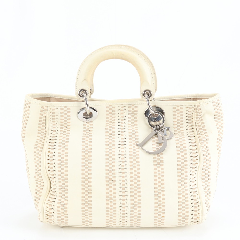 ■美品 クリスチャンディオール ハンドバッグ レザー