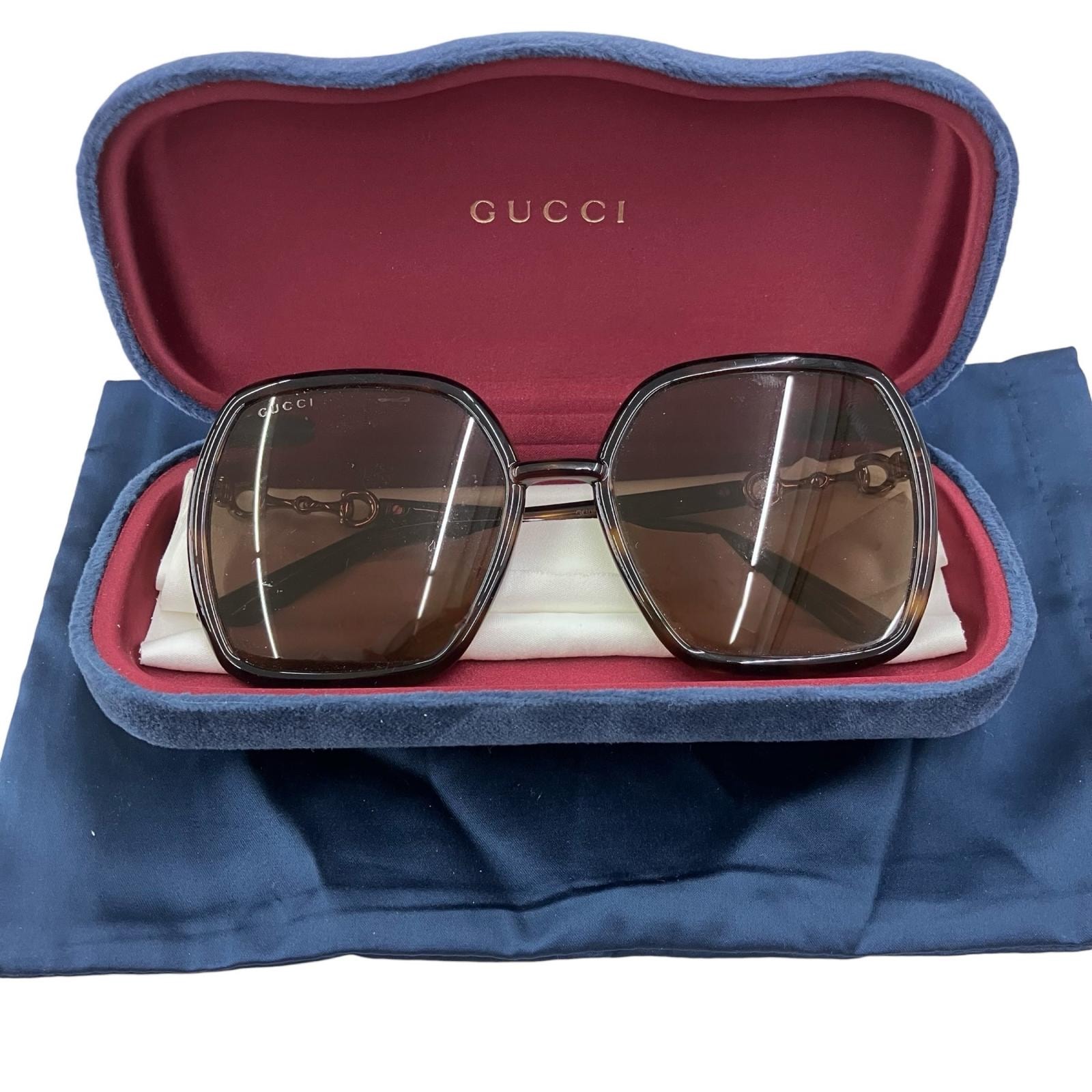 186005 現状品 GUCCI グッチ サングラス ホースビット