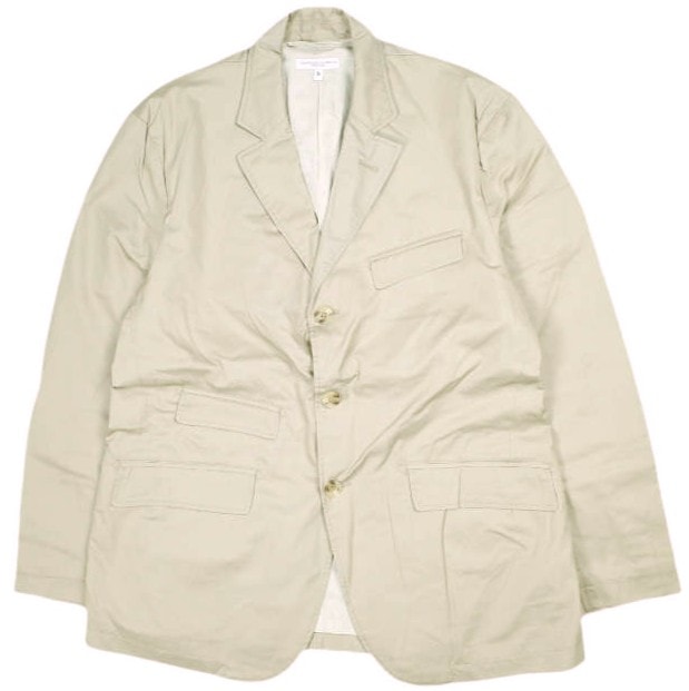 Engineered Garments エンジニアードガーメンツ 23SS アメリカ製 Andover Jacket - High Count Twill アンドーバージャケット ハイカウントツイル S Khaki 3B テーラード アウター g25749