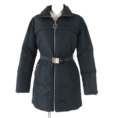 極美品 ルイヴィトン
ダウンコート ブラック レディース 36 FFCO018FLX