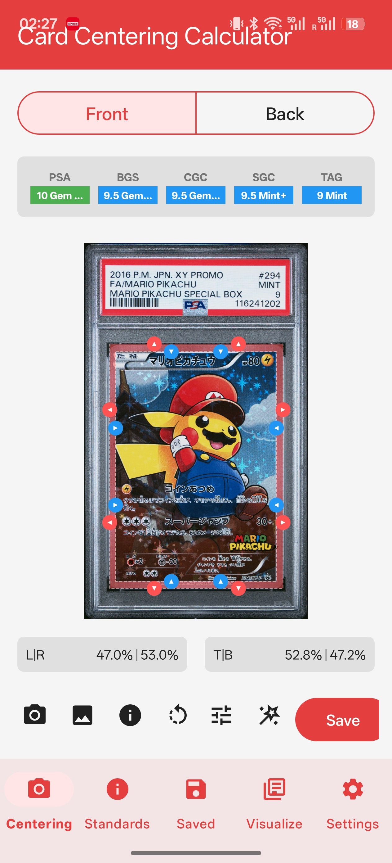 マリオピカチュウ: プロモ[XY-P 294/XY-P](プロモーションカード「XY-P」)