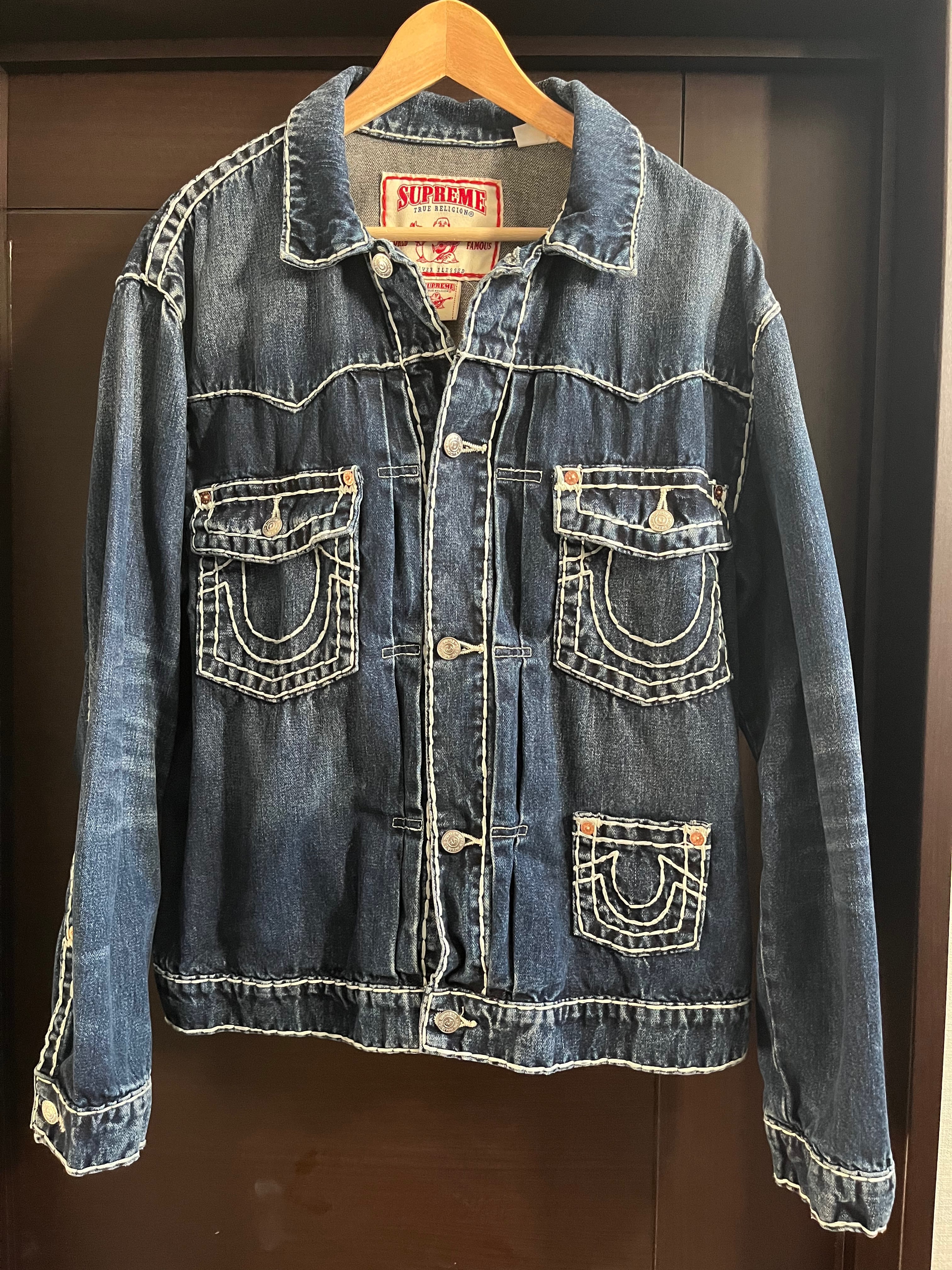 Supreme / True Religion® Denim Trucker Jacket "Washed Blue"
