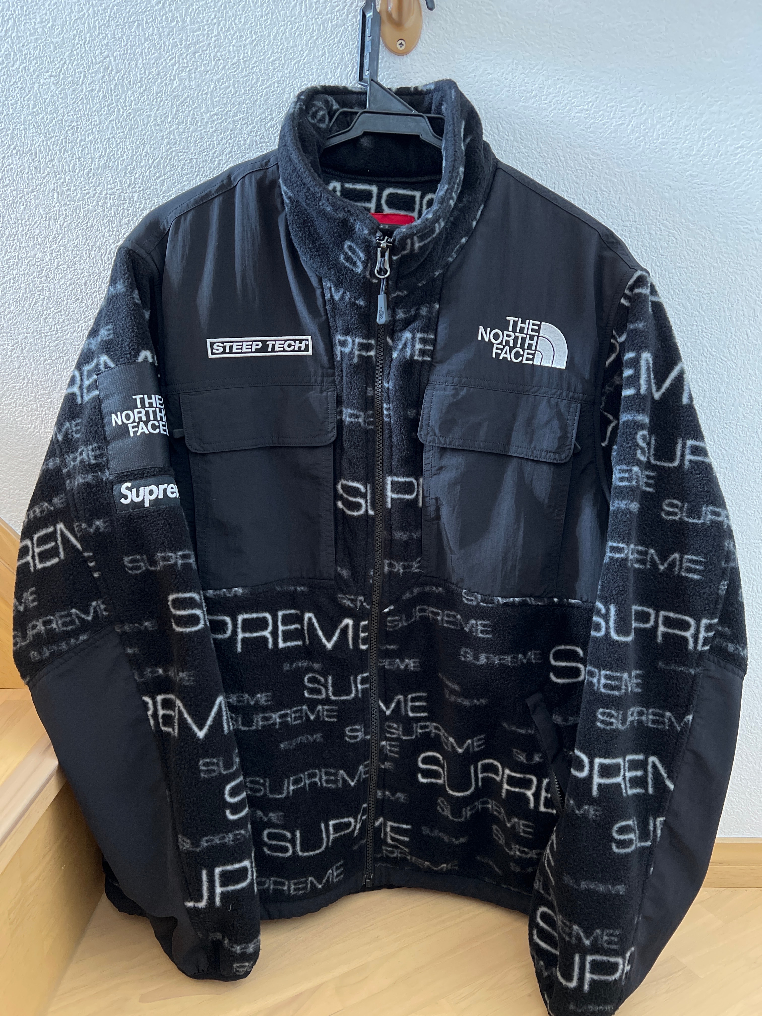 Supreme x The North Face Steep Tech Fleece Jacket "Black"