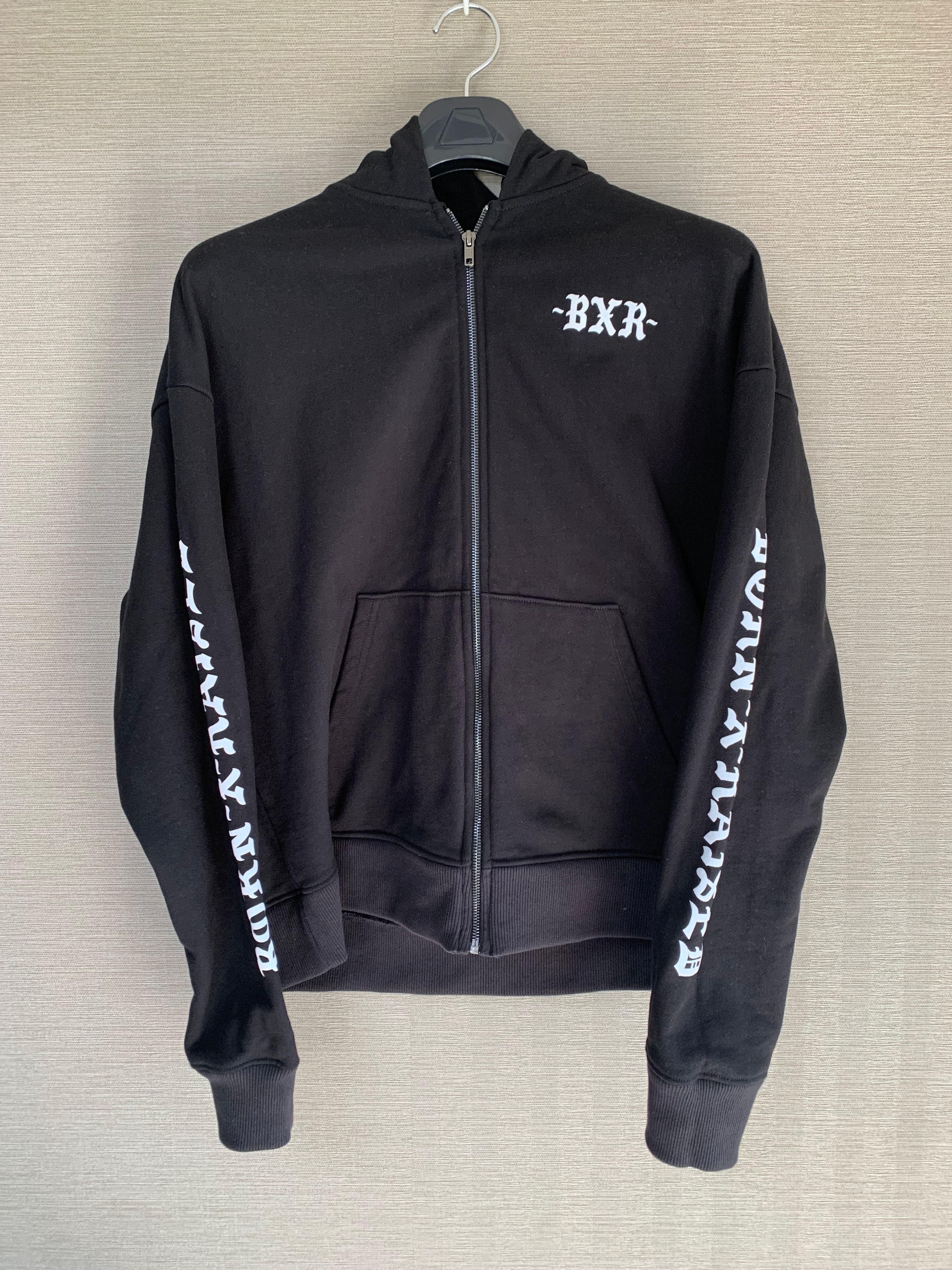 born × raised zip up hoody