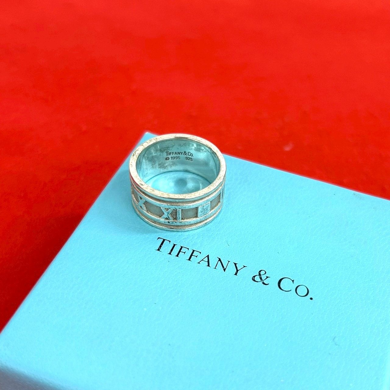 TIFFANY&Co. ティファニー アトラス ワイド リング シルバー925 リング・指輪 20.5号 シルバー
 89799