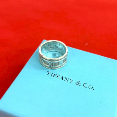 TIFFANY&Co. ティファニー アトラス ワイド リング シルバー925 リング・指輪 20.5号 シルバー
89799
