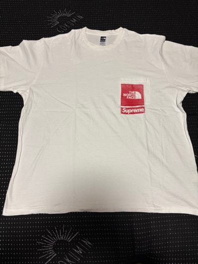 Supreme x The North Face Printed Pocket Tee "White"