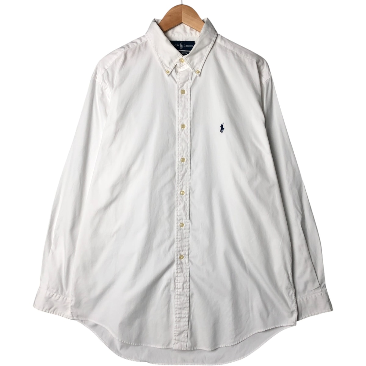 古着 ラルフローレン Ralph Lauren YARMOUTH 長袖 ボタンダウンシャツ メンズL相当/eaa573885