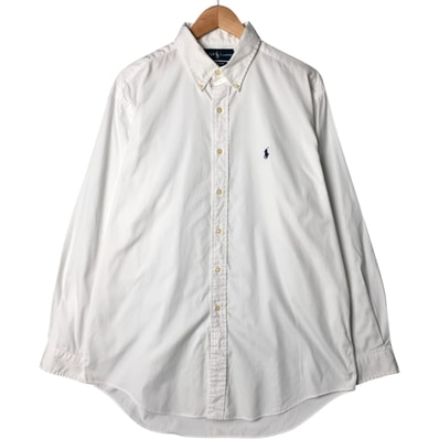 古着 ラルフローレン Ralph Lauren YARMOUTH 長袖 ボタンダウンシャツ メンズL相当/eaa573885
