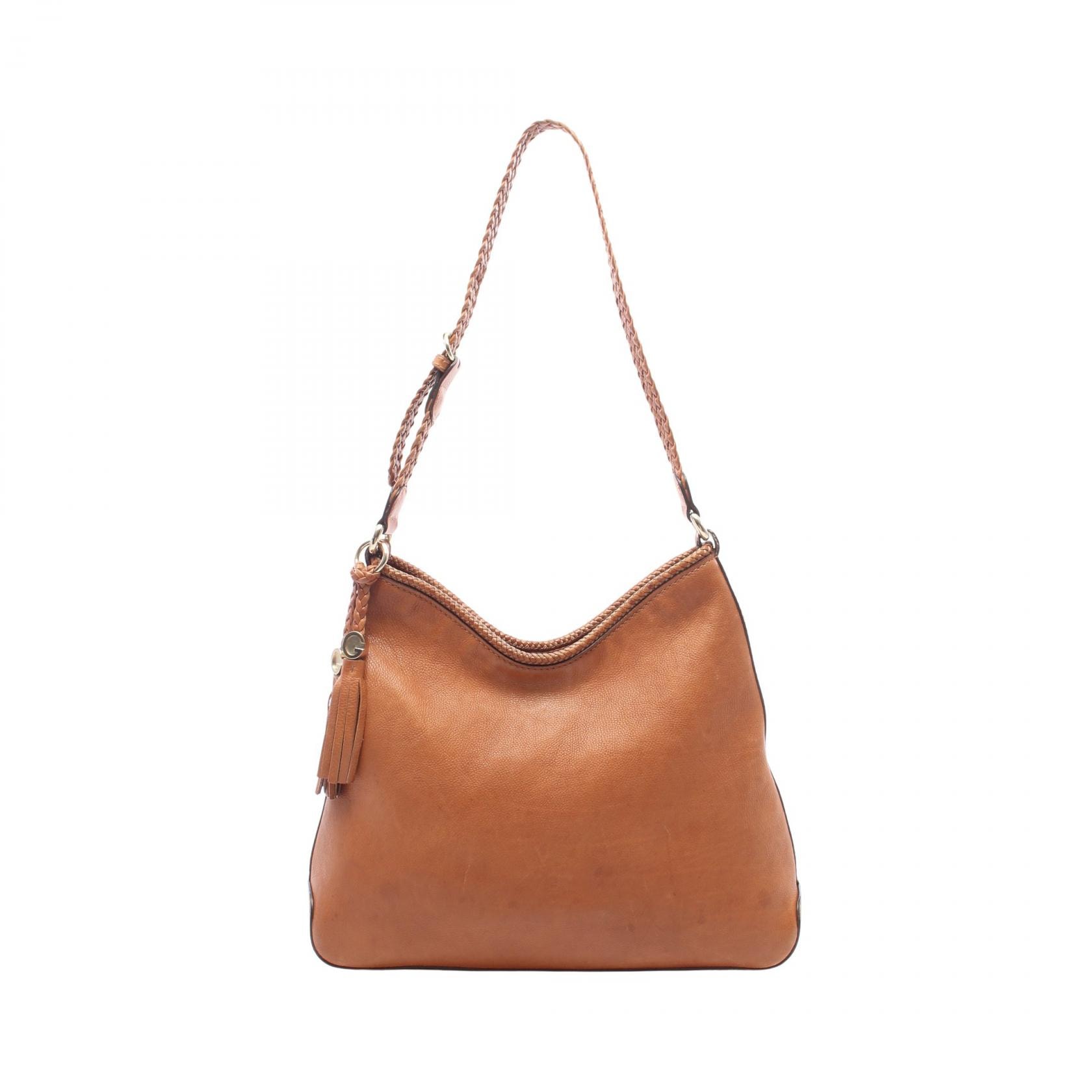グッチ GUCCI マラケシュ ショルダーバッグ バッグ レザー レディース ブラウン系 257026 【中古】