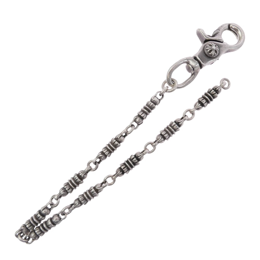 Chrome Hearts Barrel Short 1 Clip Wallet Chain "Silver"