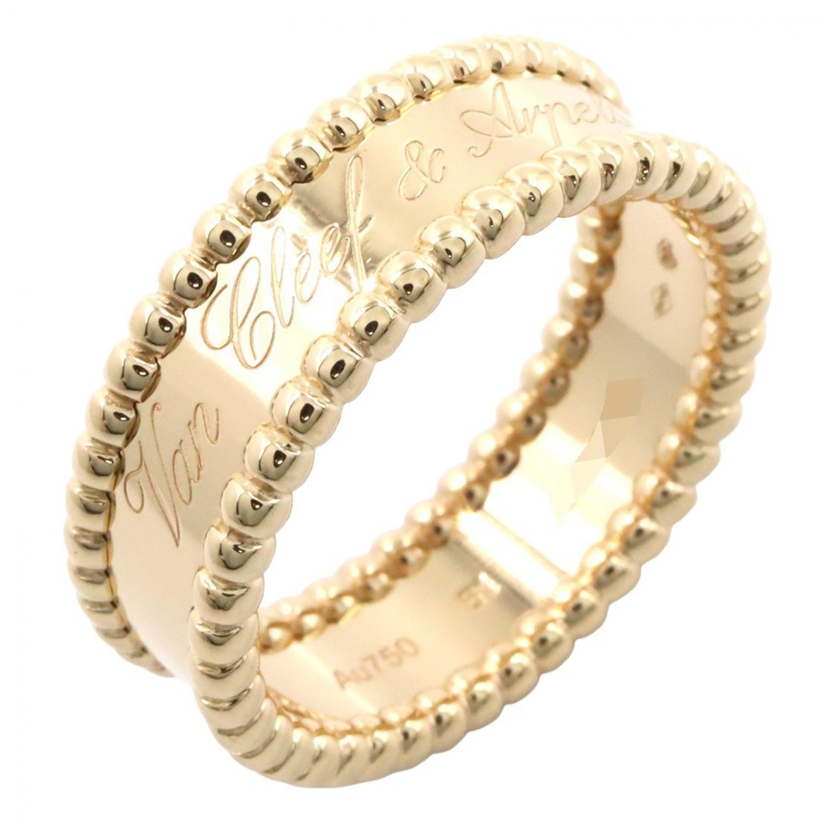 ヴァンクリーフ&アーペル Van Cleef & Arpels ペルレ シニアチュール リング リング・指輪 ジュエリー K18(イエローゴールド) レディース ゴールド系 VCARO3Y600 【中古】