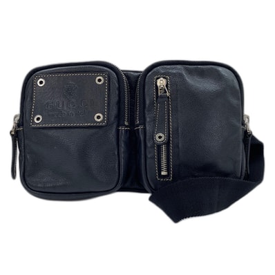 グッチ GUCCI ウエストバッグ レザー【中古】