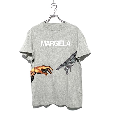 MAISON MARGIELA ハンドプリントTシャツ グレー