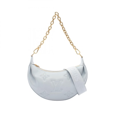 ルイ・ヴィトン LOUIS VUITTON オーバーザムーン バブルグラム 2WAY ショルダーバッグ バッグ レザー ブルーグラシエール レディース ブルー系 M59825 【中古】
