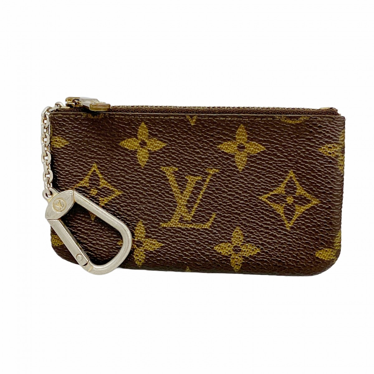 【6da0129-k】ルイヴィトン コインケース モノグラム ポシェットクレ M62650 ブラウン【中古】メンズ レディース ユニセックス