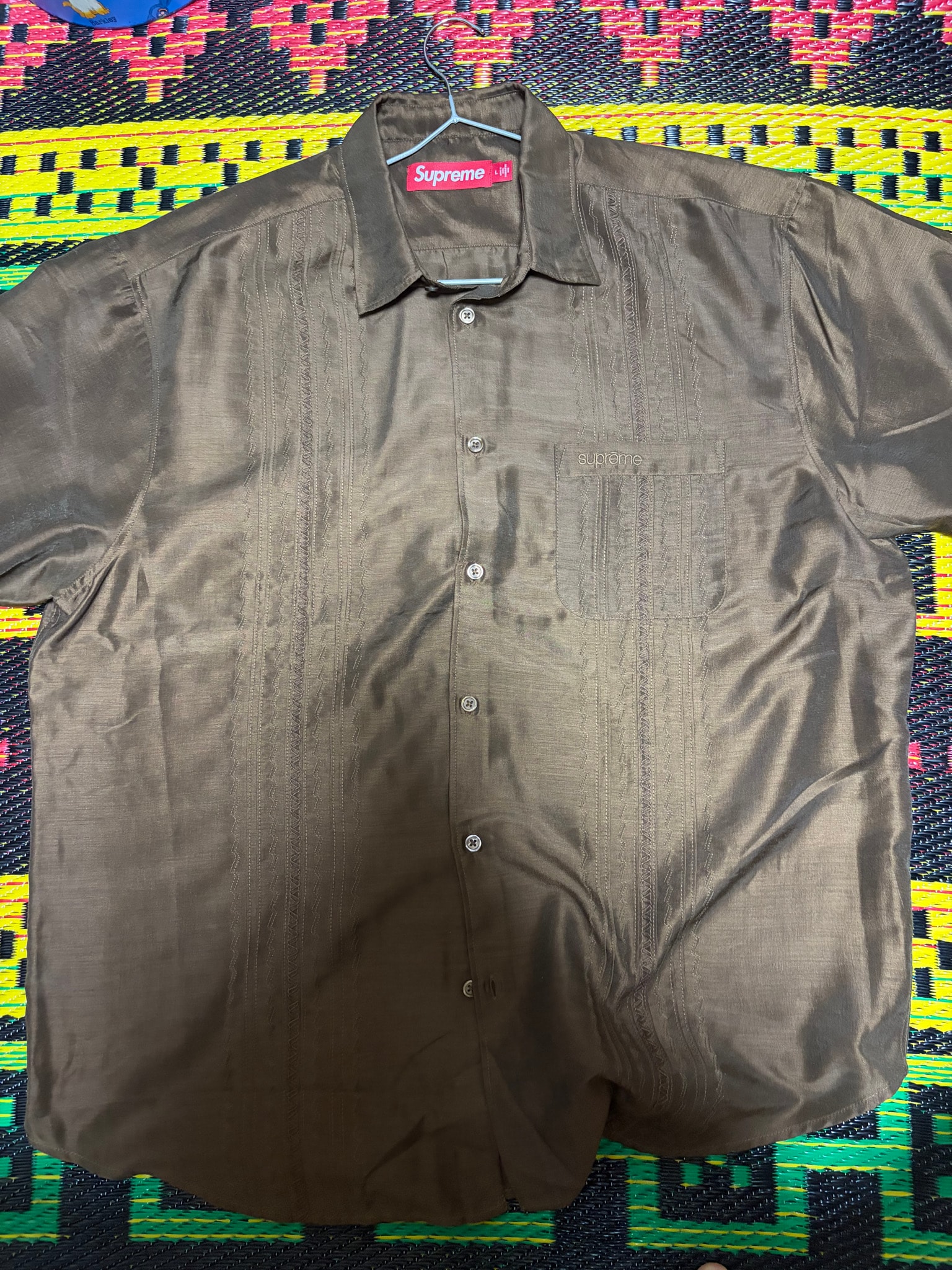 Supreme Pintuck S/S Shirt 