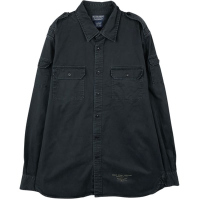 古着 00年代 ラルフローレン Ralph Lauren POLO JEANS COMPANY 長袖 ボタンダウンシャツ メンズL相当/eaa666422