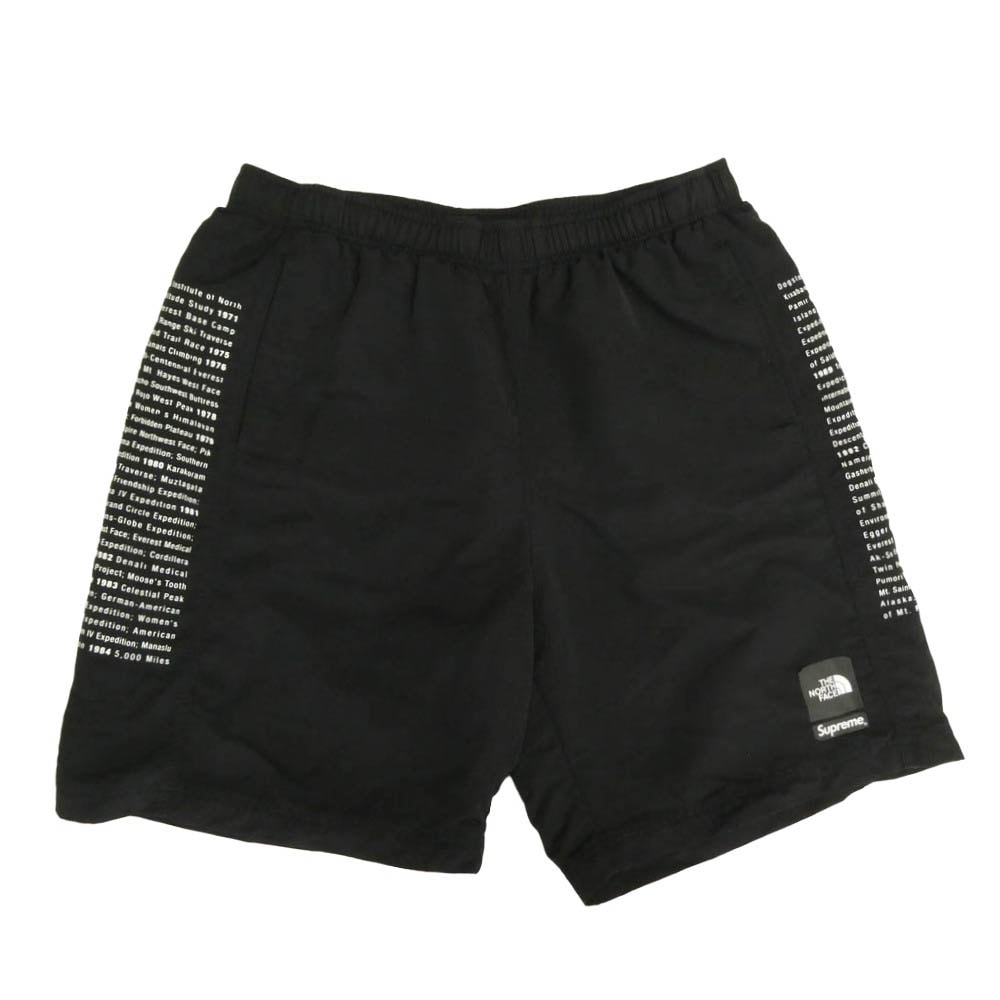 Supreme シュプリーム 24SS NB02410I x The North Face ノースフェイス Nylon Short ナイロンショーツ ショートパンツ ブラック系 L【中古】