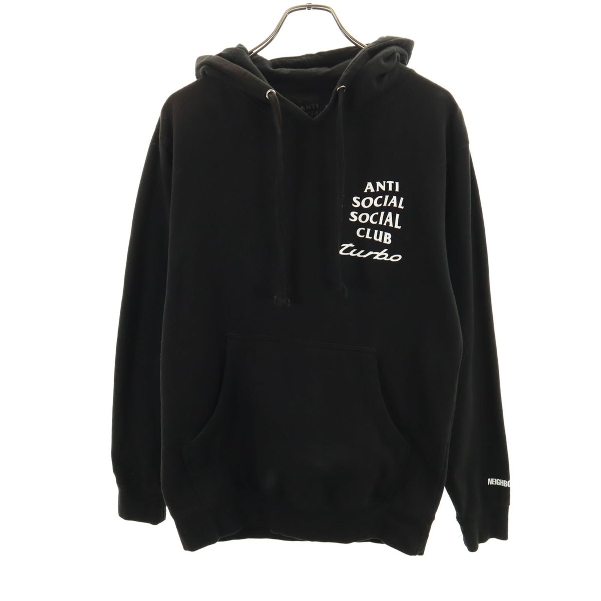 ANTI SOCIAL SOCIAL CLUB アンチソーシャルソーシャルクラブ ネイバーフッド NEIGHBORHOOD コラボ USA製 長袖 スウェットパーカー S