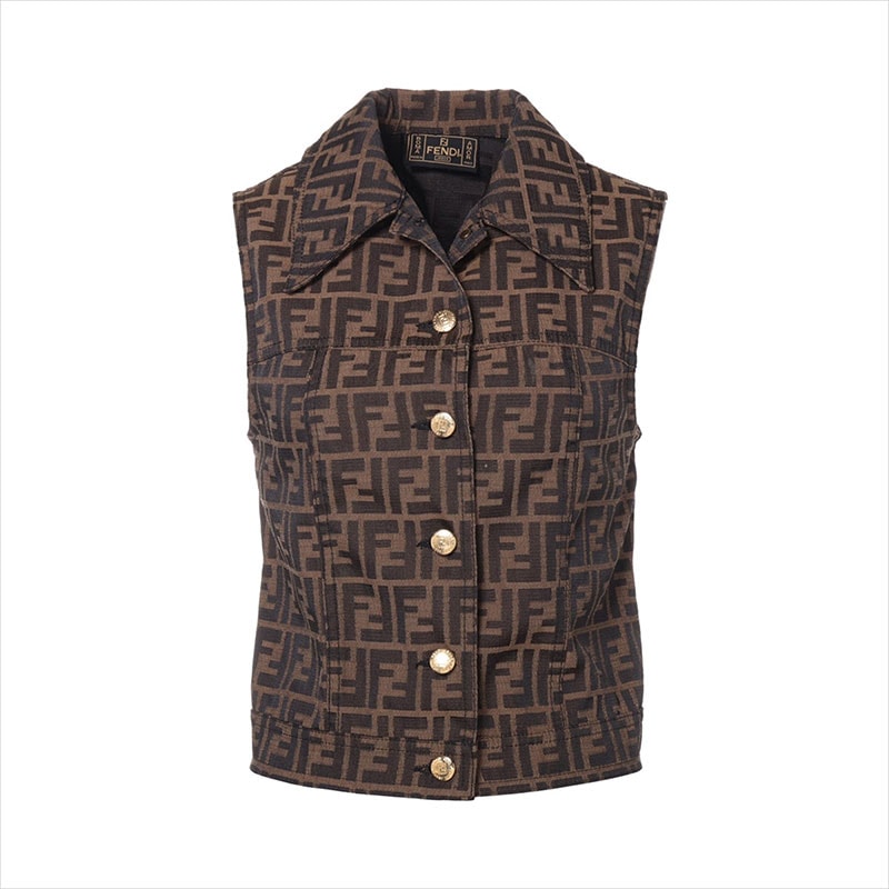 フェンディ FENDI ズッカ ベスト【中古】