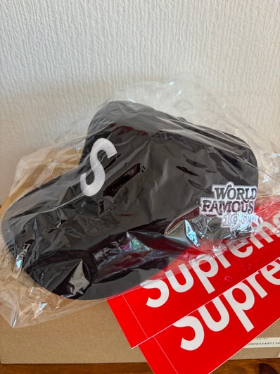 Supreme World Famous S Logo 6-Panel "Black"