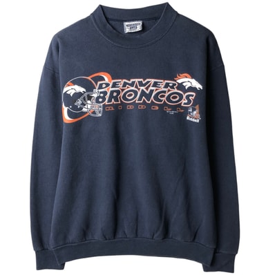 古着 90年代 リー Lee NFL DENVER BRONCOS デンバーブロンコス プリントスウェットシャツ トレーナー USA製 メンズL相当 ヴィンテージ/eaa633692