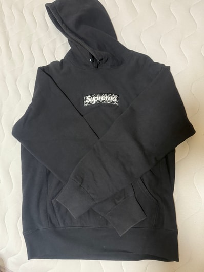 Supreme Bandana Box Logo Hooded Sweatshirt "Black"