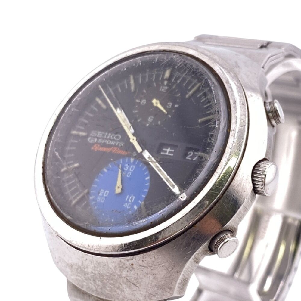 セイコー SEIKO 腕時計 セイコー5 スポーツ スピードタイマー シルバー