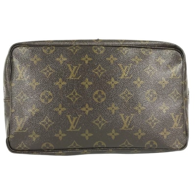 ルイヴィトン LOUIS VUITTON トゥルーストワレット28 トゥルーストワレット 28 M47522 モノグラム メイクポーチ 化粧ポーチ クラッチバッグ セカンドバッグ 化粧ポーチ モノグラムキャンバス ブラウン