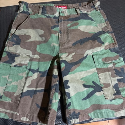 Supreme Cargo Short (26SS) "Woodland Camo"