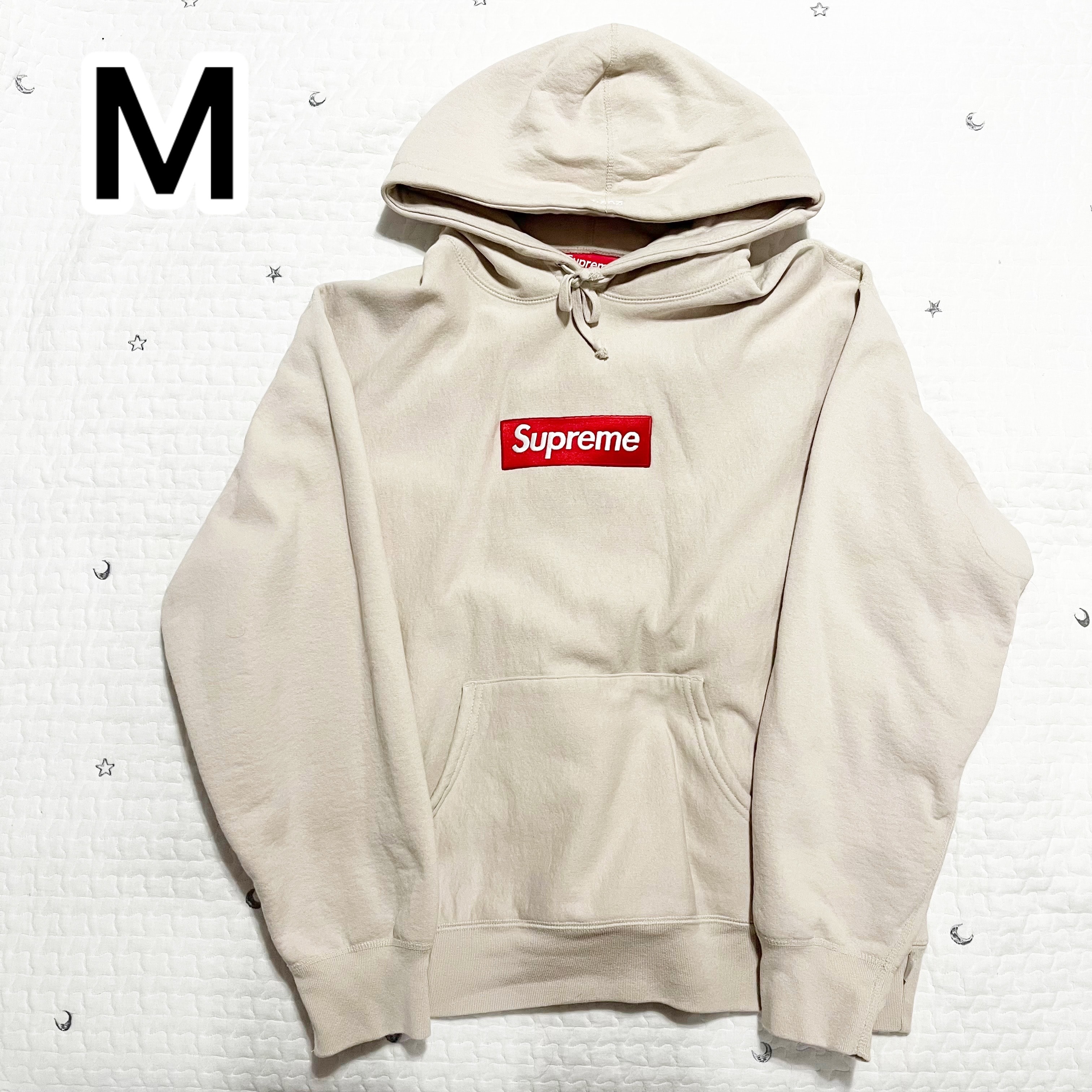 Supreme Box Logo Hooded Sweatshirt "Stone" (24FW)